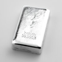 Indium 99,995% - the rare metal as ingot